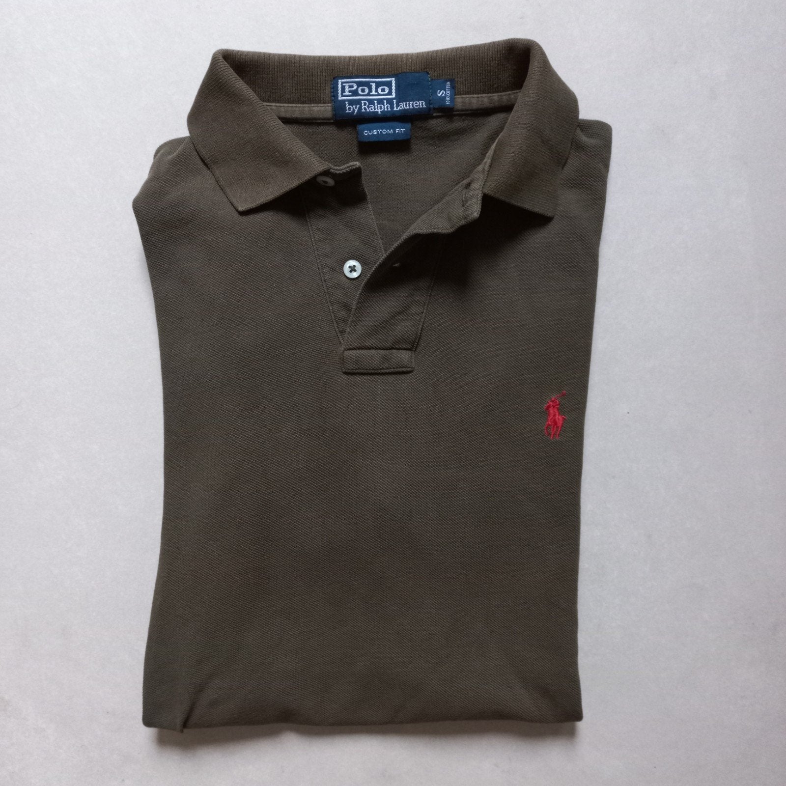 Stijlvolle donkergroene polo Ralph Lauren maat S, Kleding | Heren, Verzenden, Maat 46 (S) of kleiner, Groen, Polo Ralph Lauren