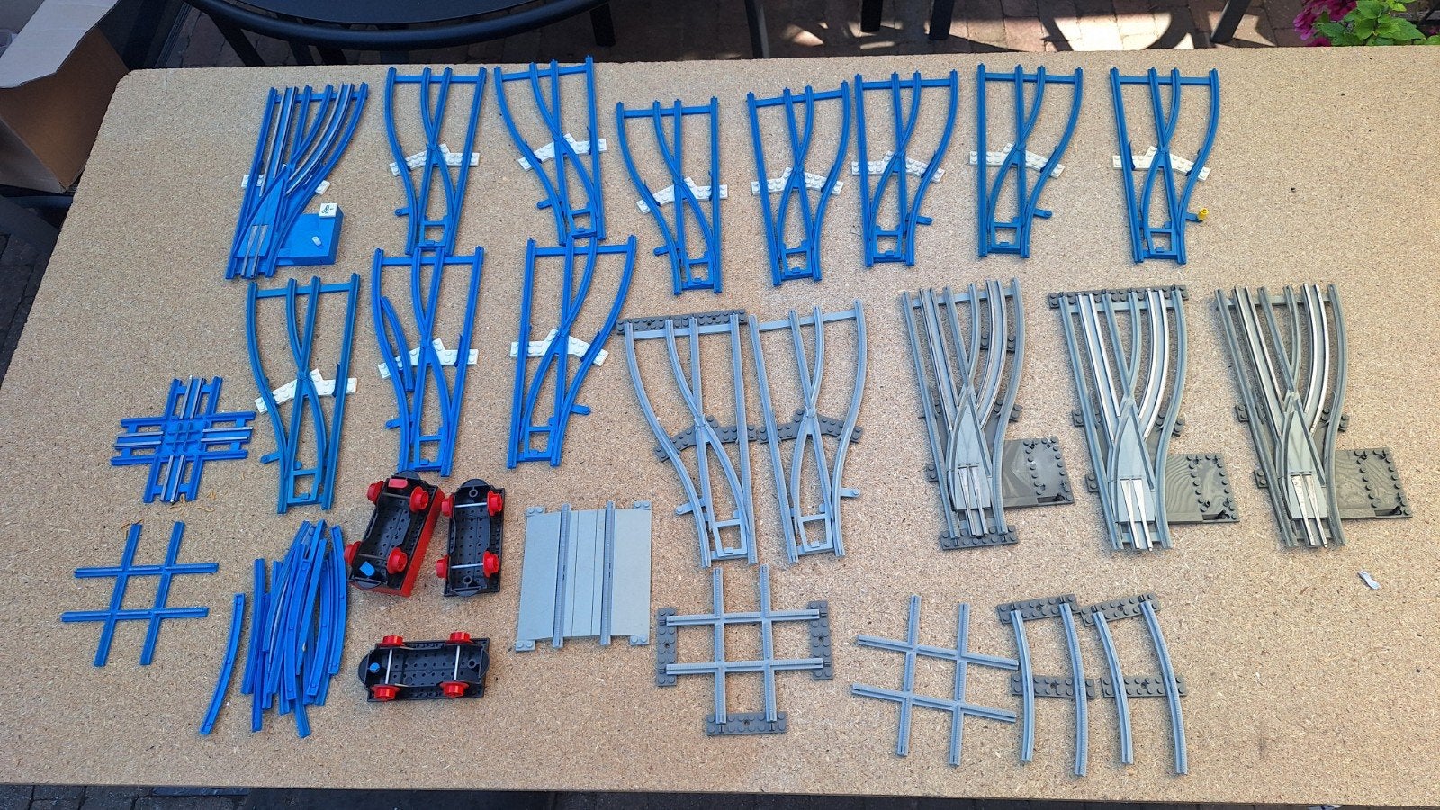 partij lego treinbaan onderdelen, Hobby en Vrije tijd, Ophalen of Verzenden
