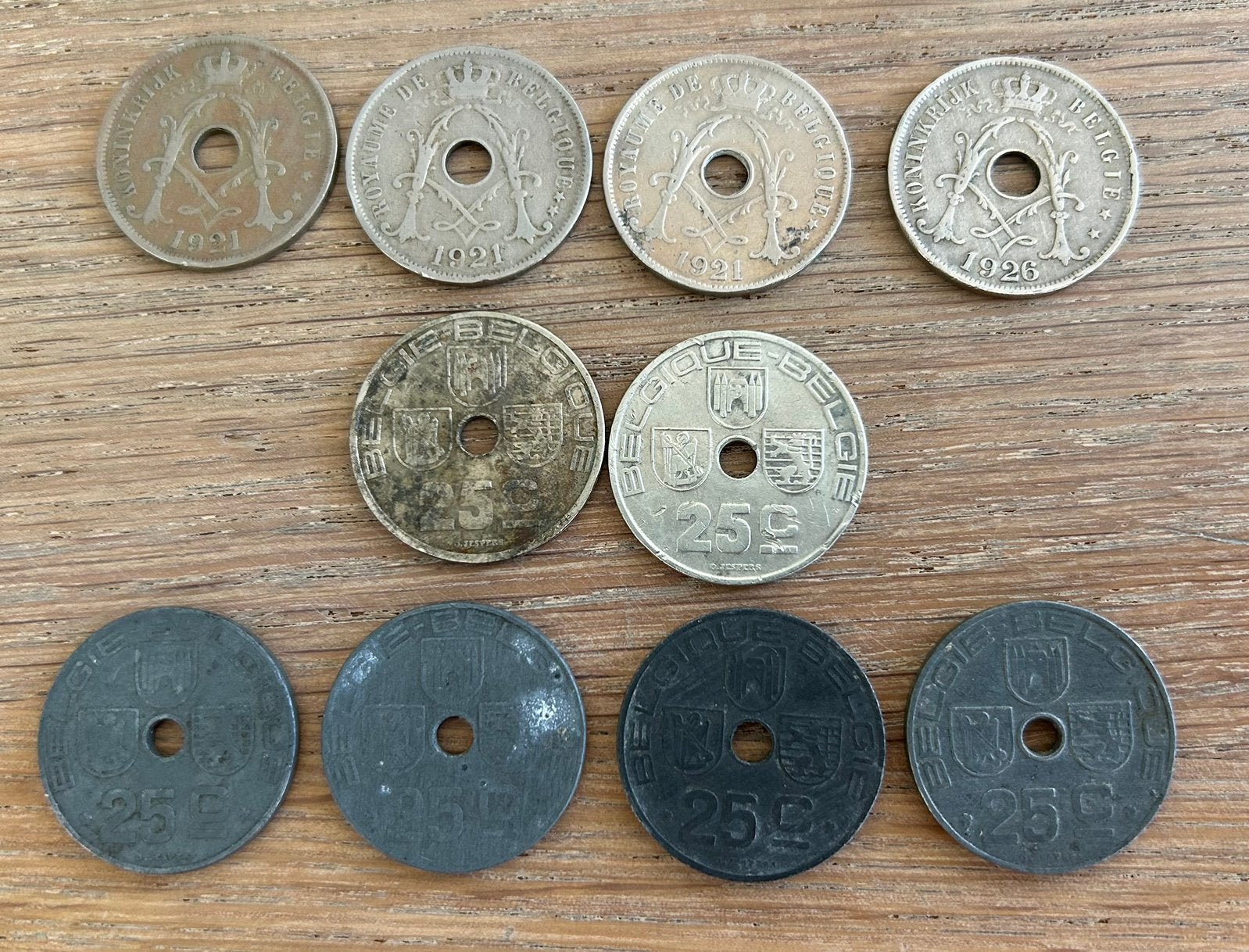 Belgische munten/franken te koop of te ruil, Ophalen
