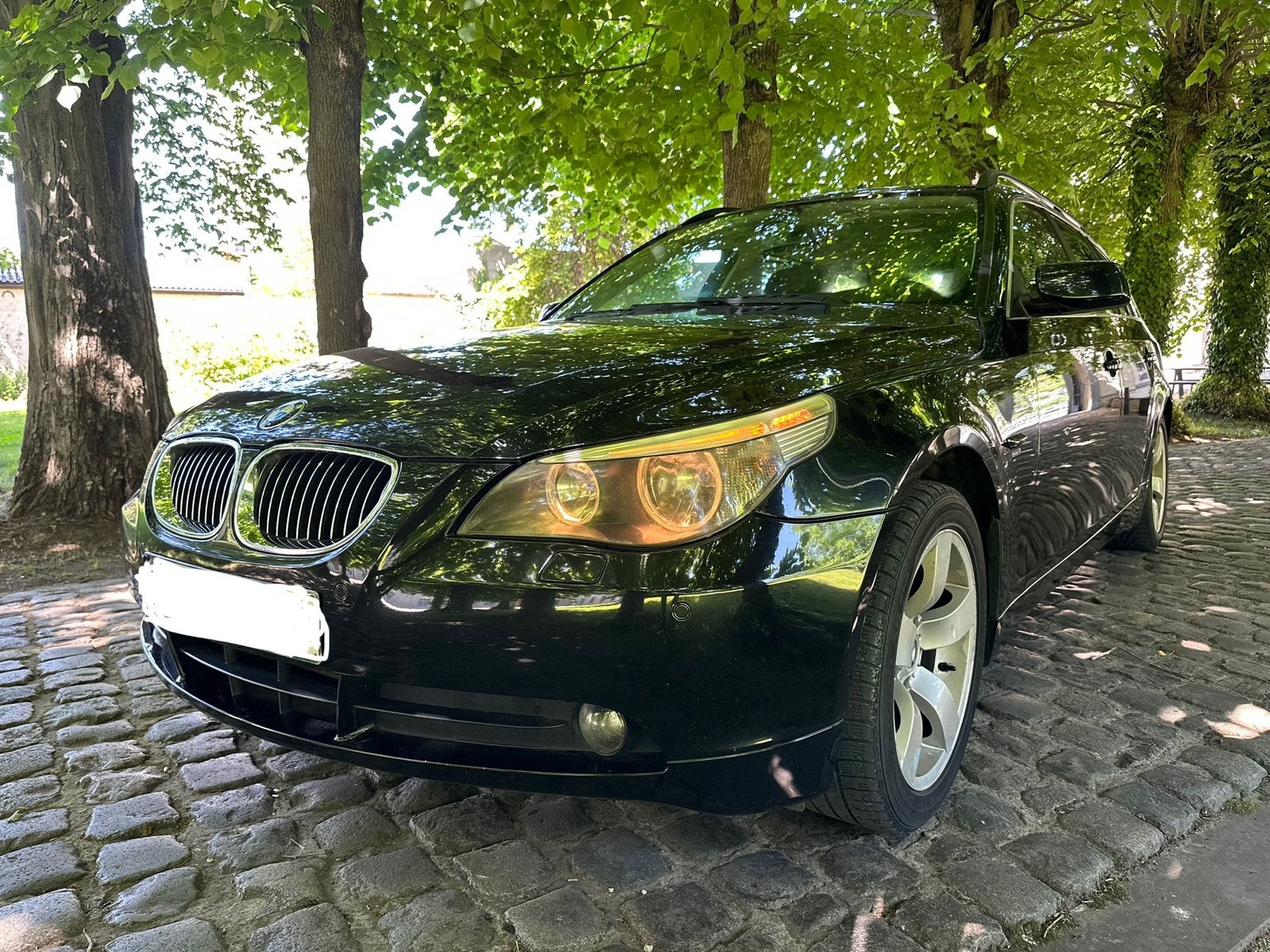 Bmw 523i automaat, Auto's, BMW, Automaat, Stof, Zwart, Zwart