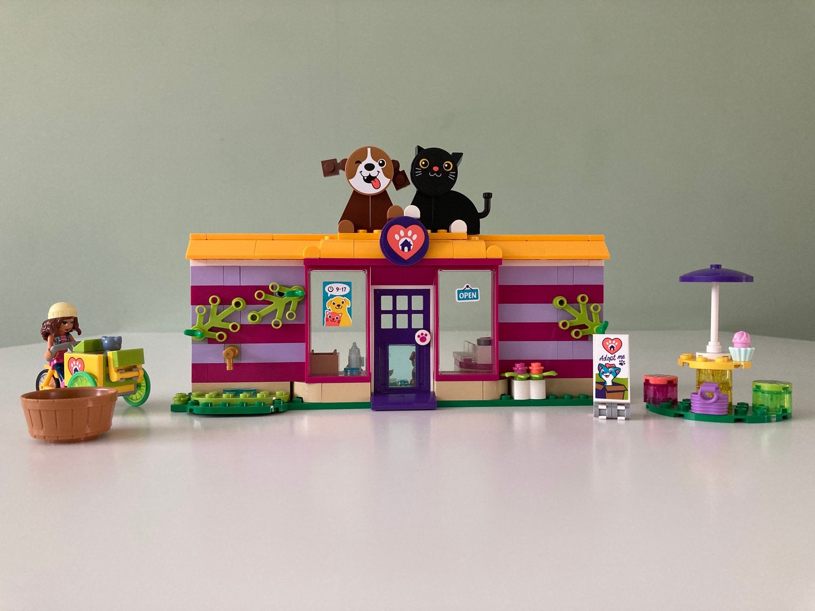 Lego Friends huisdieren adoptie café in nieuwstaat, Enlèvement ou Envoi, Lego, Ensemble complet, Friends