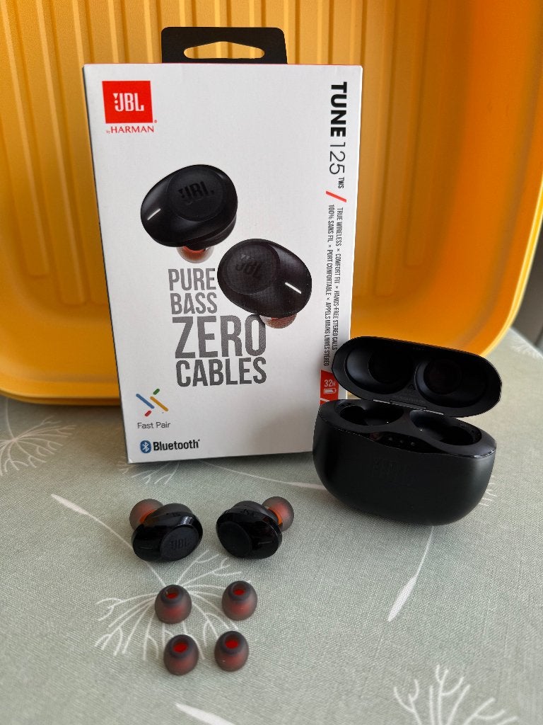 Draadloze oortjes JBL “Tune 125 TWS”, Telecommunicatie, Mobiele telefoons | Oordopjes, Ophalen, Zwart, In gehoorgang (in-ear)