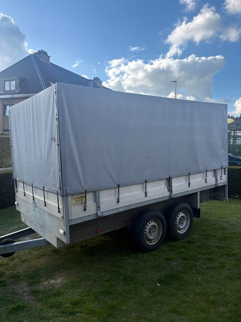 Geremde huif aanhangwagen Syma 2.800kg, Ophalen, Zo goed als nieuw