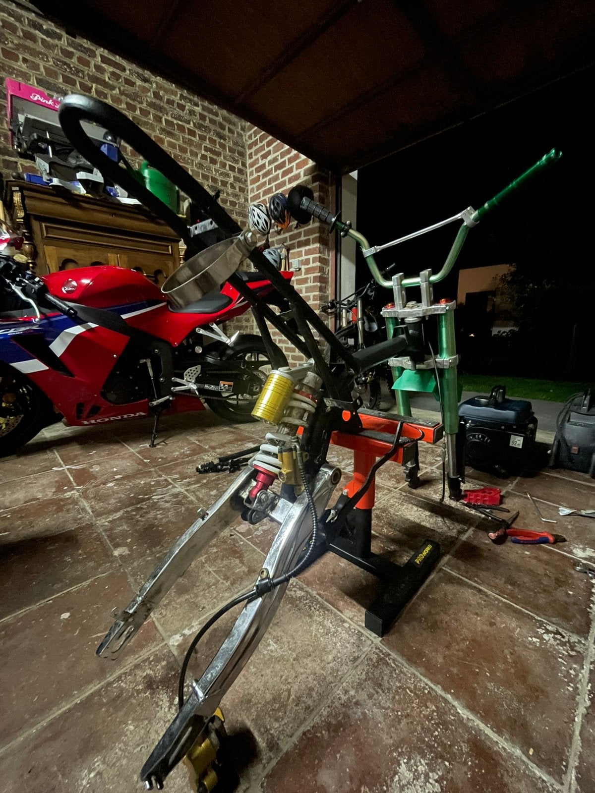 125cc 4takt in onderdelen., Ophalen, Zo goed als nieuw