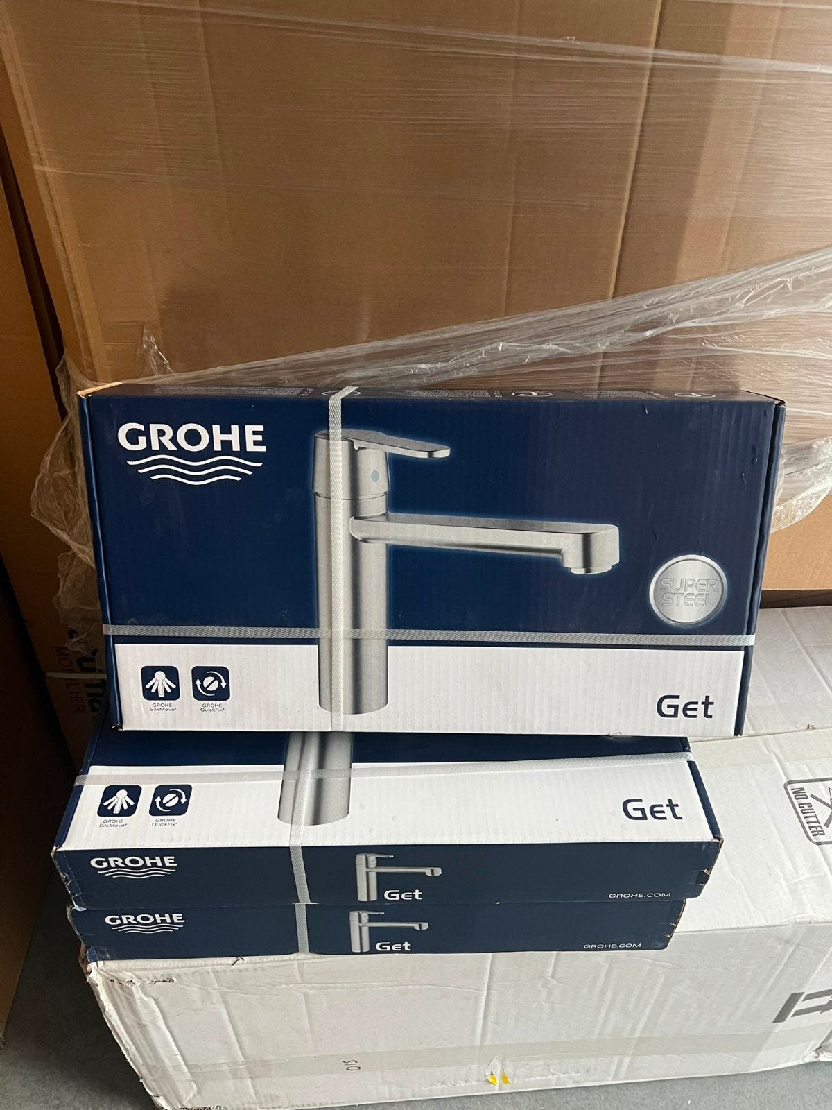 Mitigeur évier de cuisine Grohe chrome mat – Neuf, Maison & Meubles