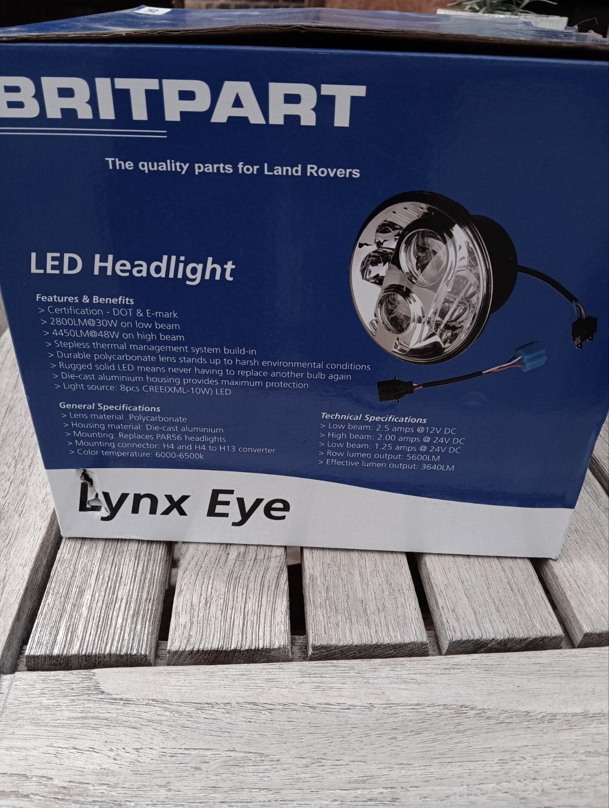 britpart lynx eye LED voor land rover defender, Ophalen, Rover