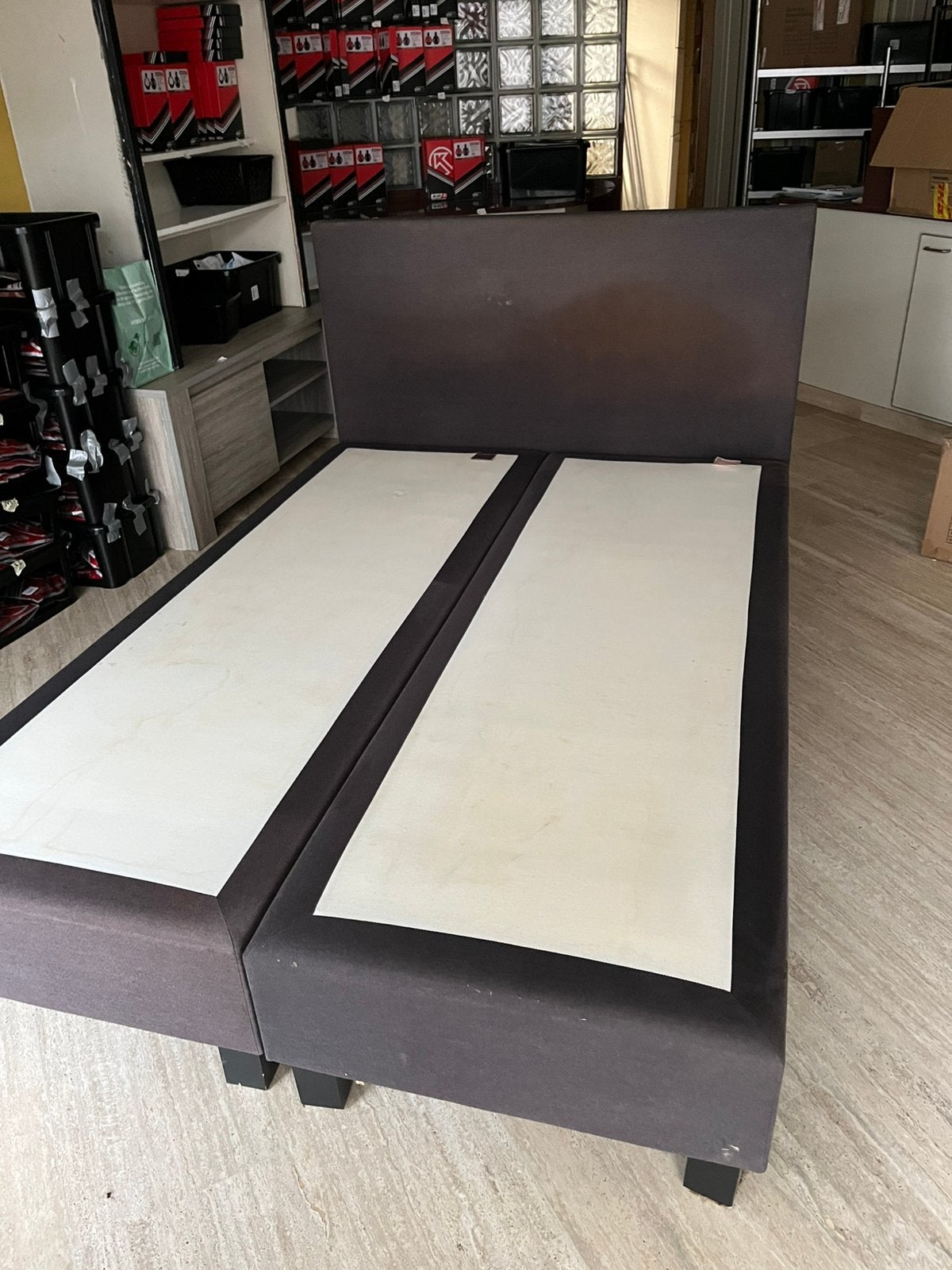 Bed, Ophalen, Gebruikt, Twijfelaar, 200 cm