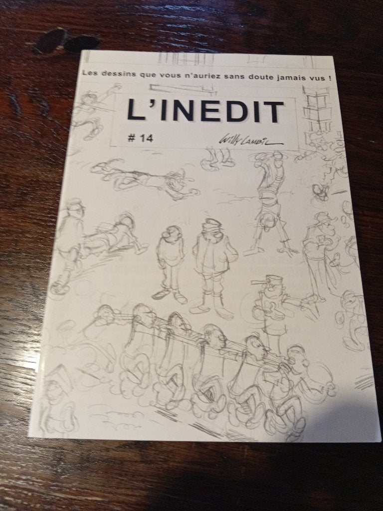 l'inédit n14 willy lambil les tuniques bleues, Une BD, Enlèvement ou Envoi, Comme neuf