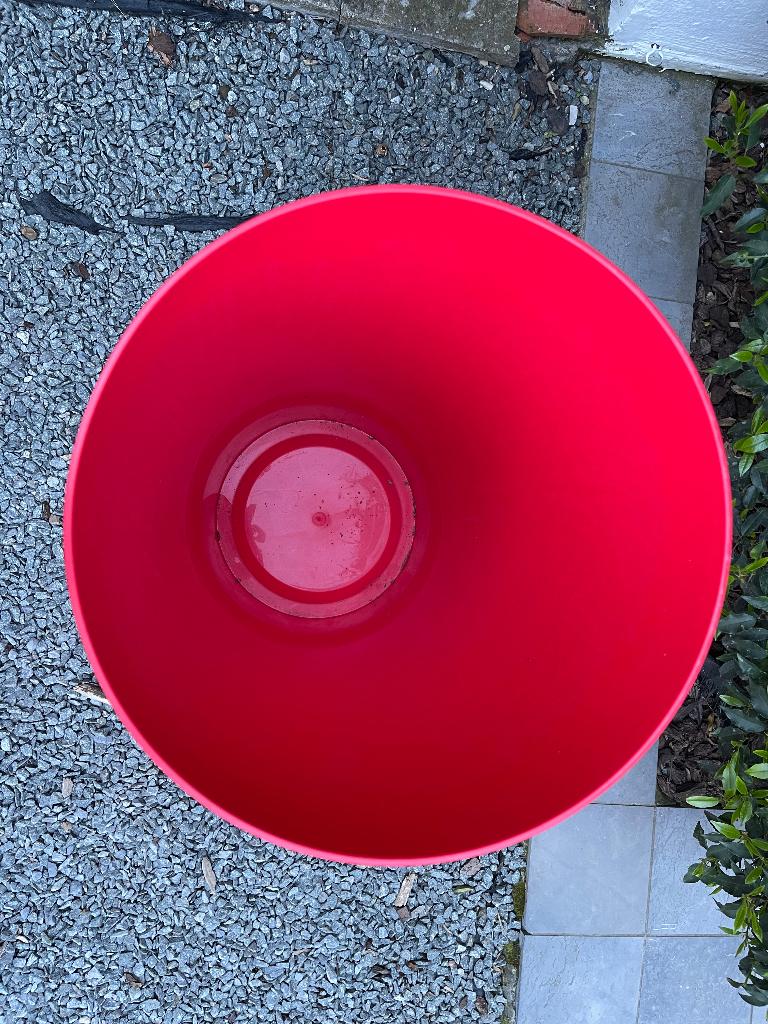 Bloempot, Rond, Comme neuf, Synthétique, Enlèvement