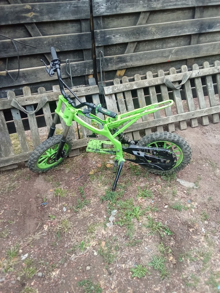 49cc 2takt pitbike rolling frame, Vélos & Vélomoteurs, Mini Bikes, Midi Bikes & Pit Bikes, 49 cm³, Enlèvement, Utilisé, Pit Bike