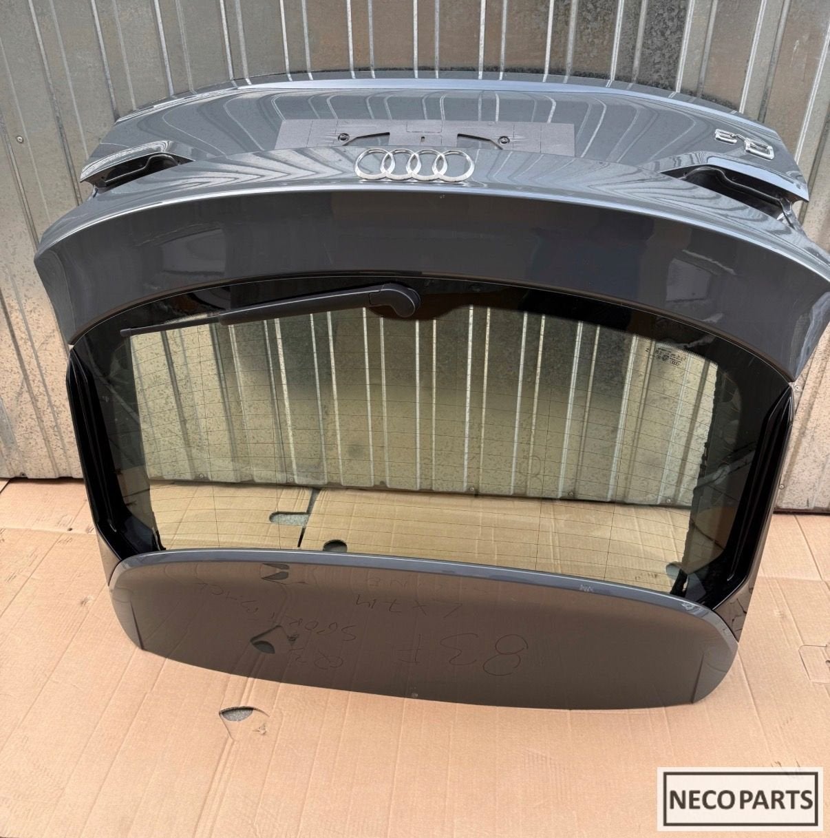 AUDI Q3 83A SPORTBACK ACHTERKLEP LX7M COMPLEET ALLES LEVERBA, Arrière, -, Haillon arrière, Audi