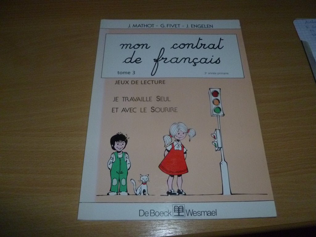 livre mon contrat de français 3e primaire De Boeck, Livres, Enlèvement ou Envoi, Comme neuf, Primaire, Français