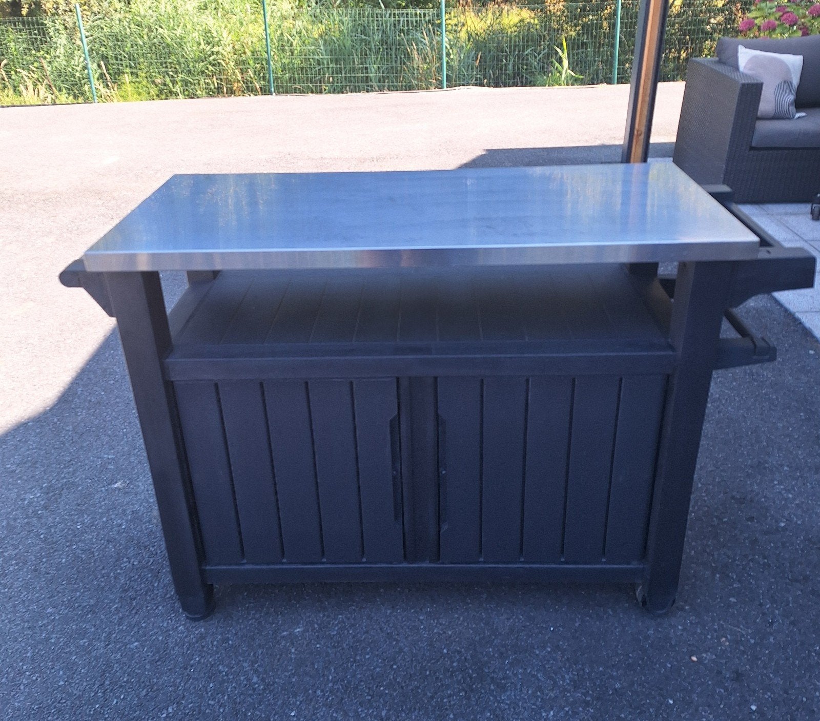 Buitenkeuken Keter, Ophalen