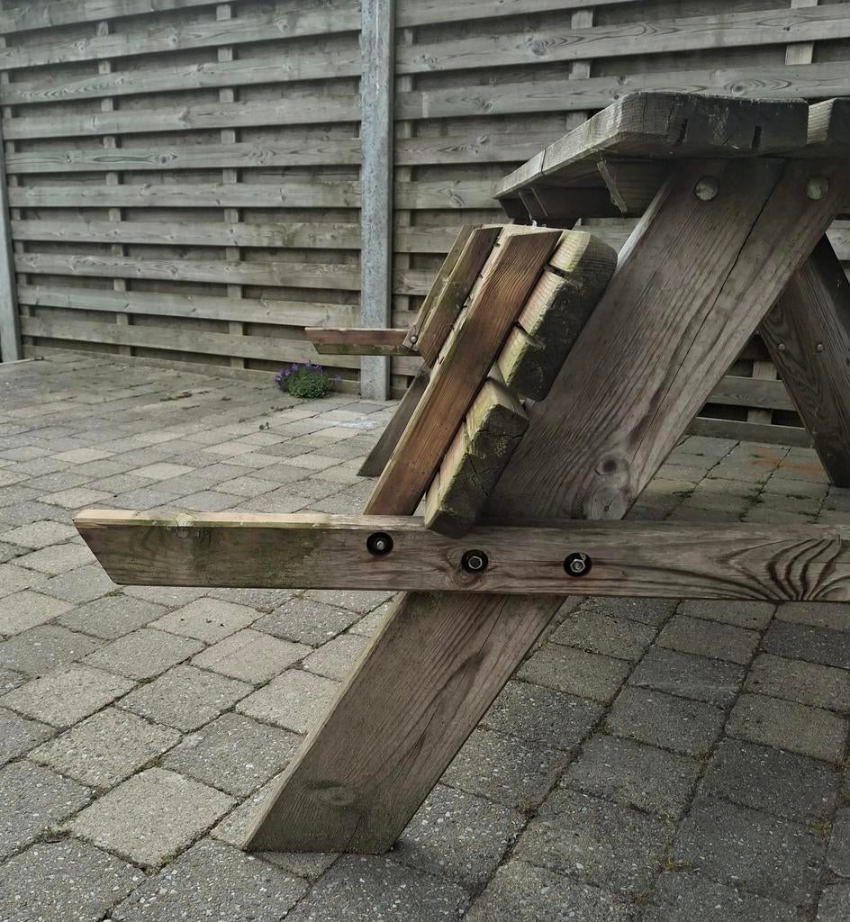 Stevige picknick tafel, Jardin & Terrasse, Tables de pique-nique, Enlèvement, Pliant