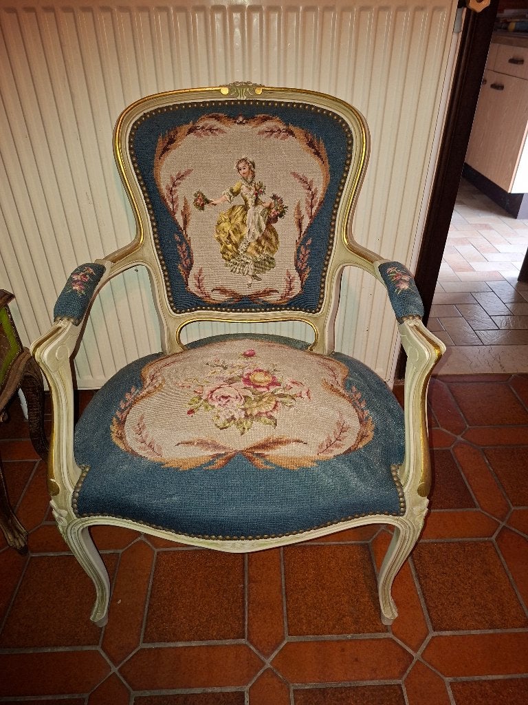 Barok stoel, Antiek en Kunst, Antiek | Meubels | Stoelen en Sofa's, Ophalen