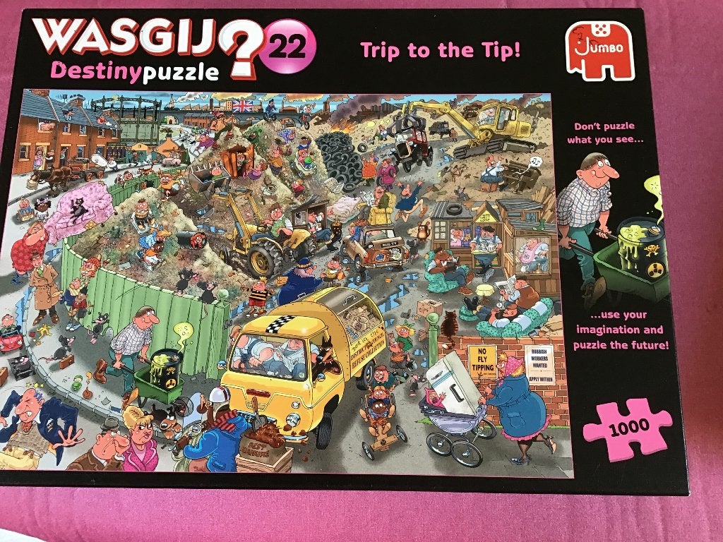 Wasgij puzzel 1000, Ophalen of Verzenden, 500 t/m 1500 stukjes, Gebruikt, Legpuzzel