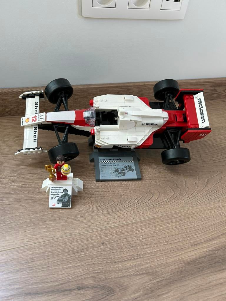 LEGO Icons McLaren MP4/4 en Ayrton Senna - 10330, Ophalen of Verzenden, 500 t/m 1500 stukjes, Zo goed als nieuw, Overige typen