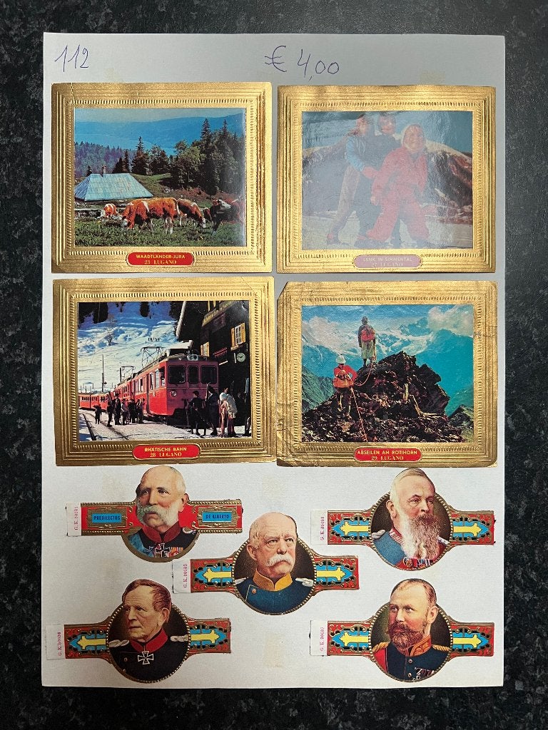 SIGARENBANDEN, Ophalen of Verzenden, Sigarenbandjes