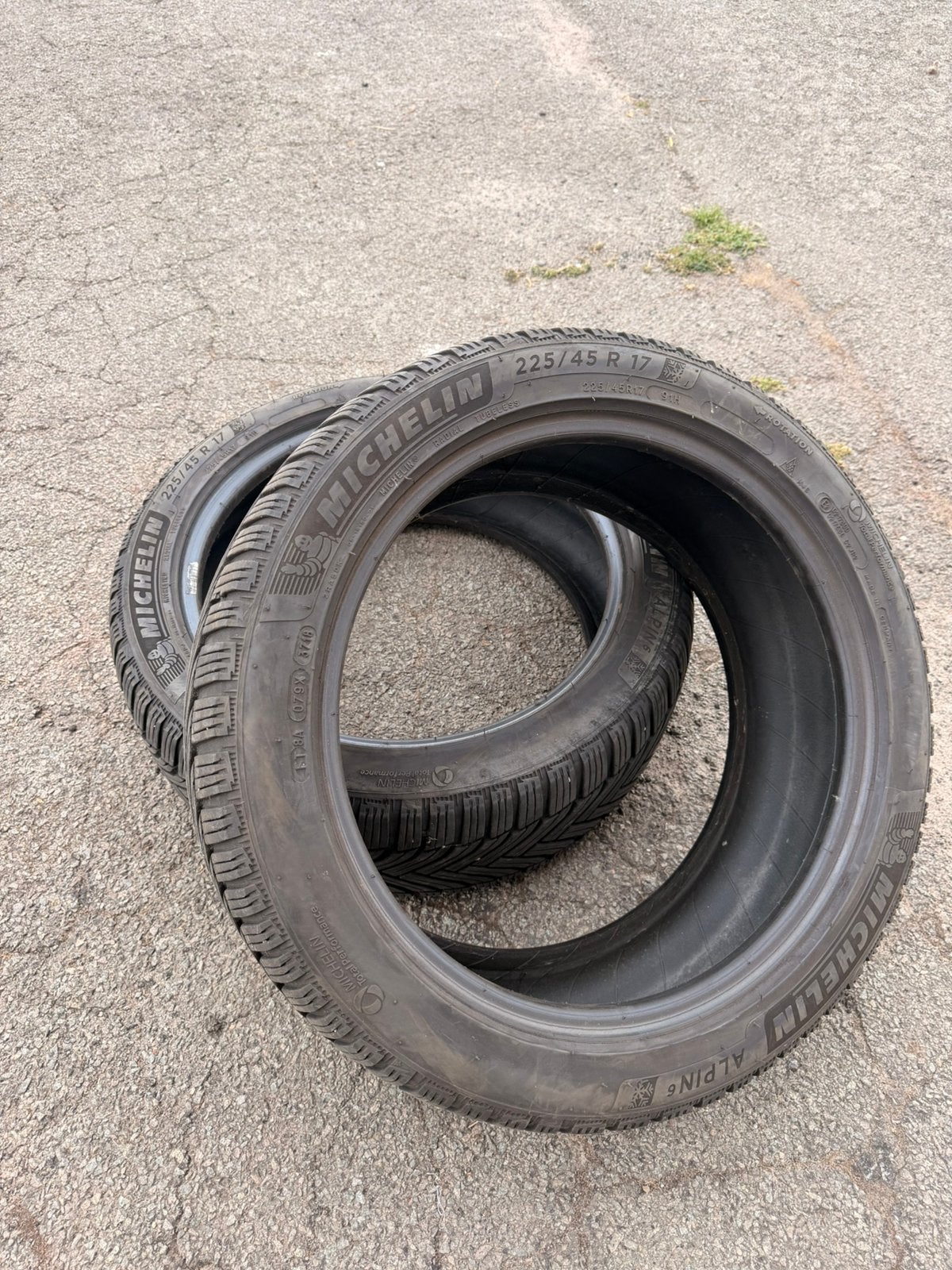 MICHELIN ALPIN 6 225/45R17, Pneus hiver, Enlèvement, Utilisé, Michelin