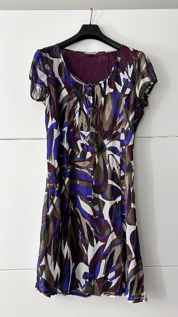 Gossip multicolor jurk, Paars, Maat 46/48 (XL) of groter, Ophalen of Verzenden, Zo goed als nieuw