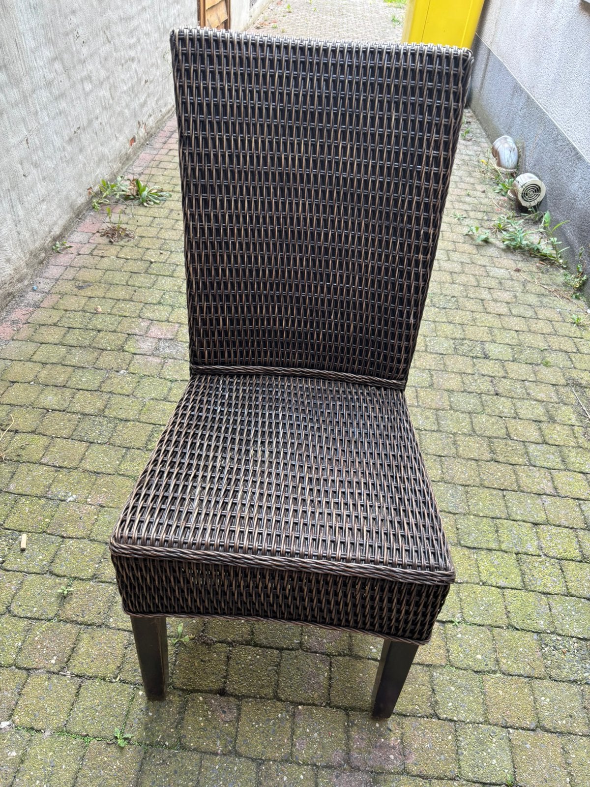 Rotan stoel X2, Tuin en Terras, Ophalen, Zo goed als nieuw, Rotan