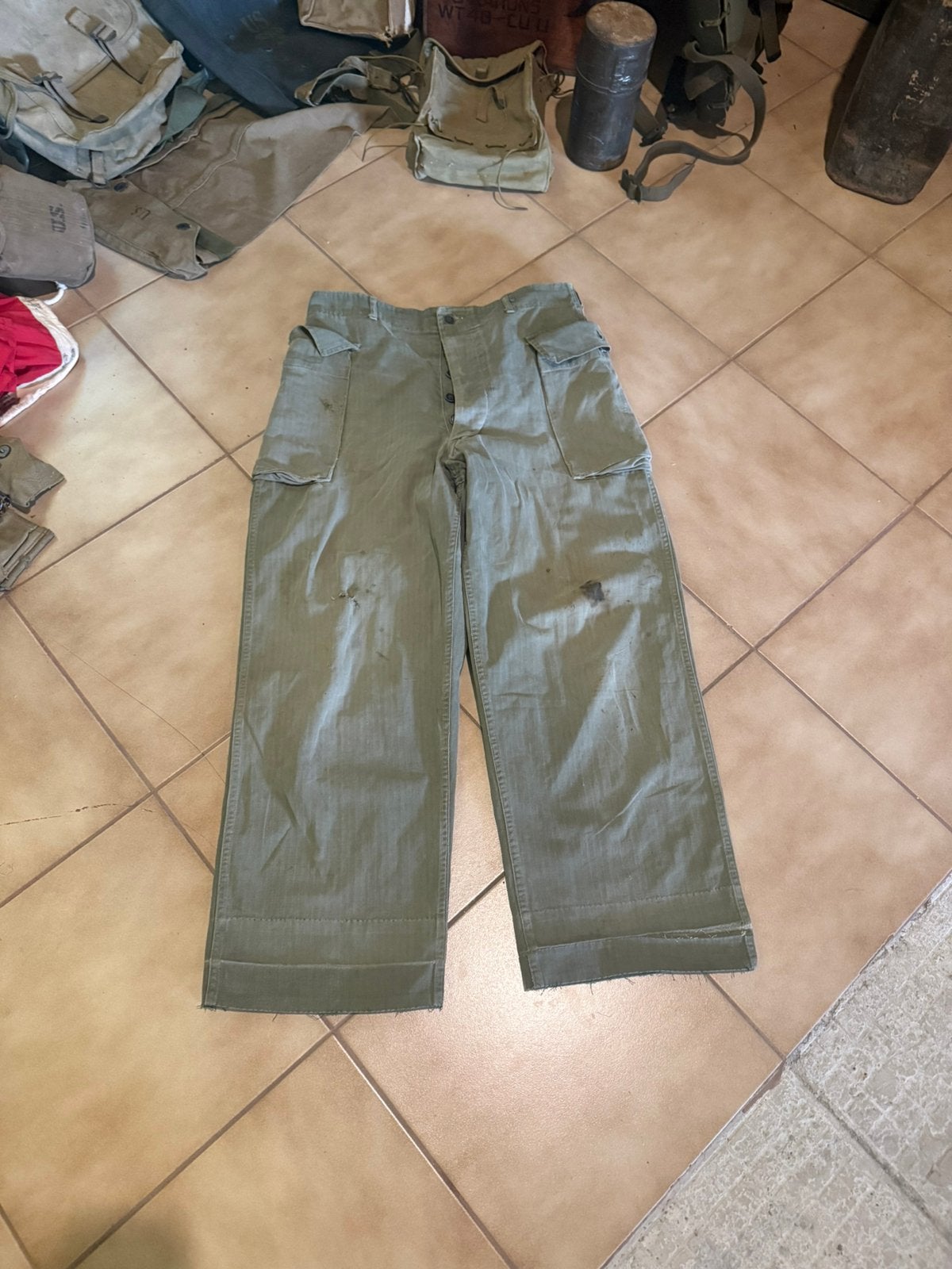 Ww2 us Hbt “high pocket”, Enlèvement ou Envoi