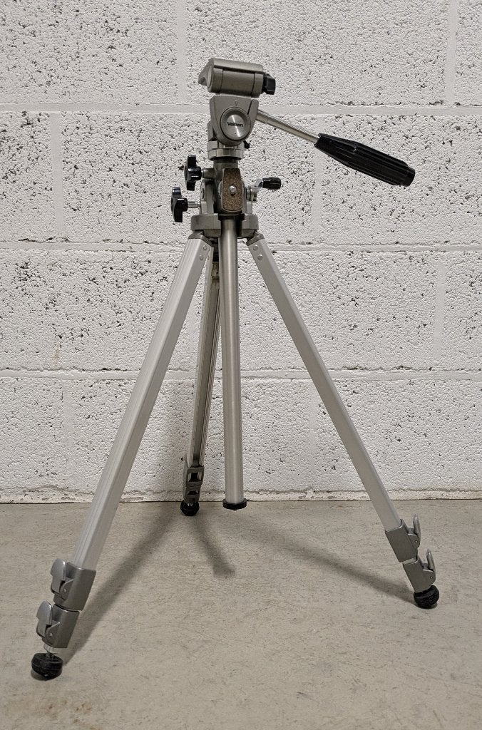 De Velbon VS-3 tripod, Ophalen of Verzenden, Gebruikt, 150 tot 175 cm, Driepoot