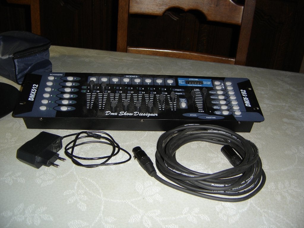 DMX512, Ophalen, Gebruikt, Laser