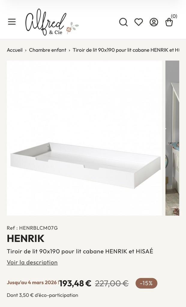 Magnifique lit cabane enfant en bois massif 90x200 + tiroir, 85 à 100 cm, Sommier à lattes, Enlèvement, 180 cm ou plus