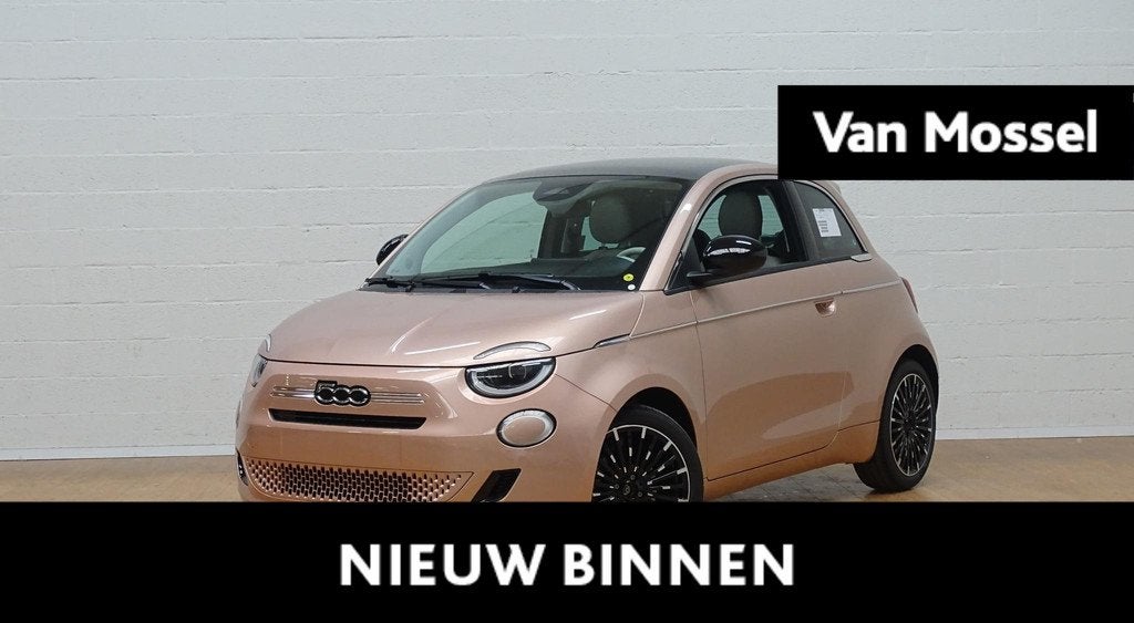 Fiat 500 1.0 Hybrid LA PRIMA, Auto's, Fiat, Voorwielaandrijving, 4 zetels, Stof, Gebruikt