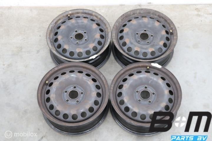 Org 15 inch stalen velgen VW Polo 2G / Ibiza 6F 2Q0601027AG, 15 pouces, Véhicule de tourisme, Utilisé, Jante(s)