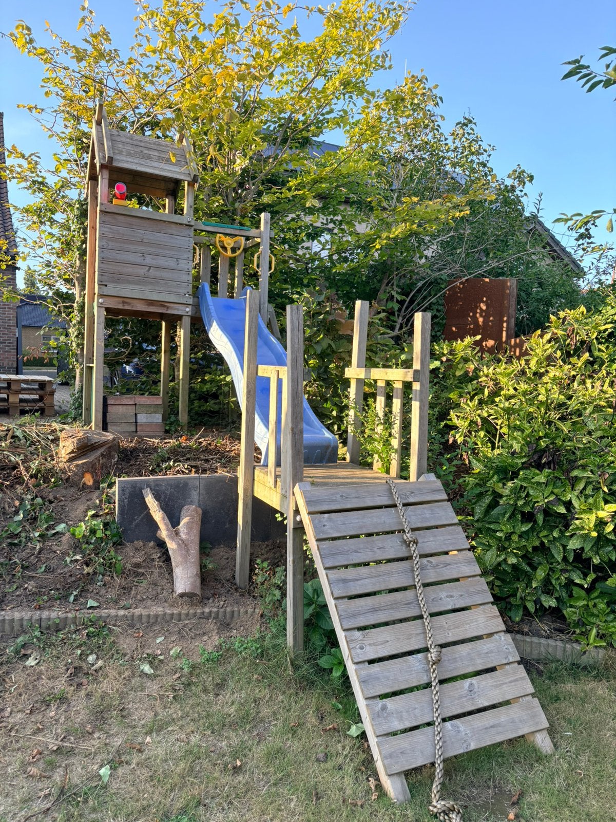 Mooie boomhut, Ophalen, Gebruikt, Hout