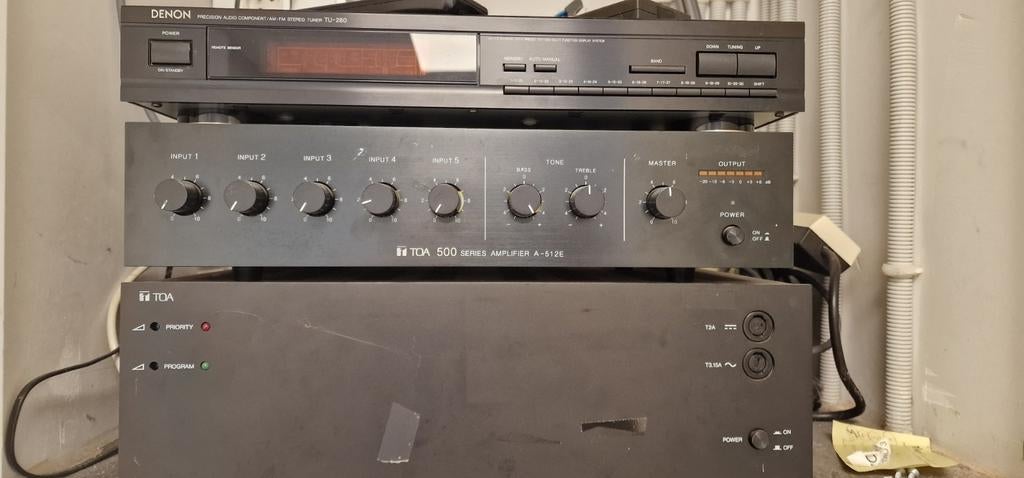 Geluidsinstallatie TOA 100 V, Muziek en Instrumenten, Ophalen of Verzenden