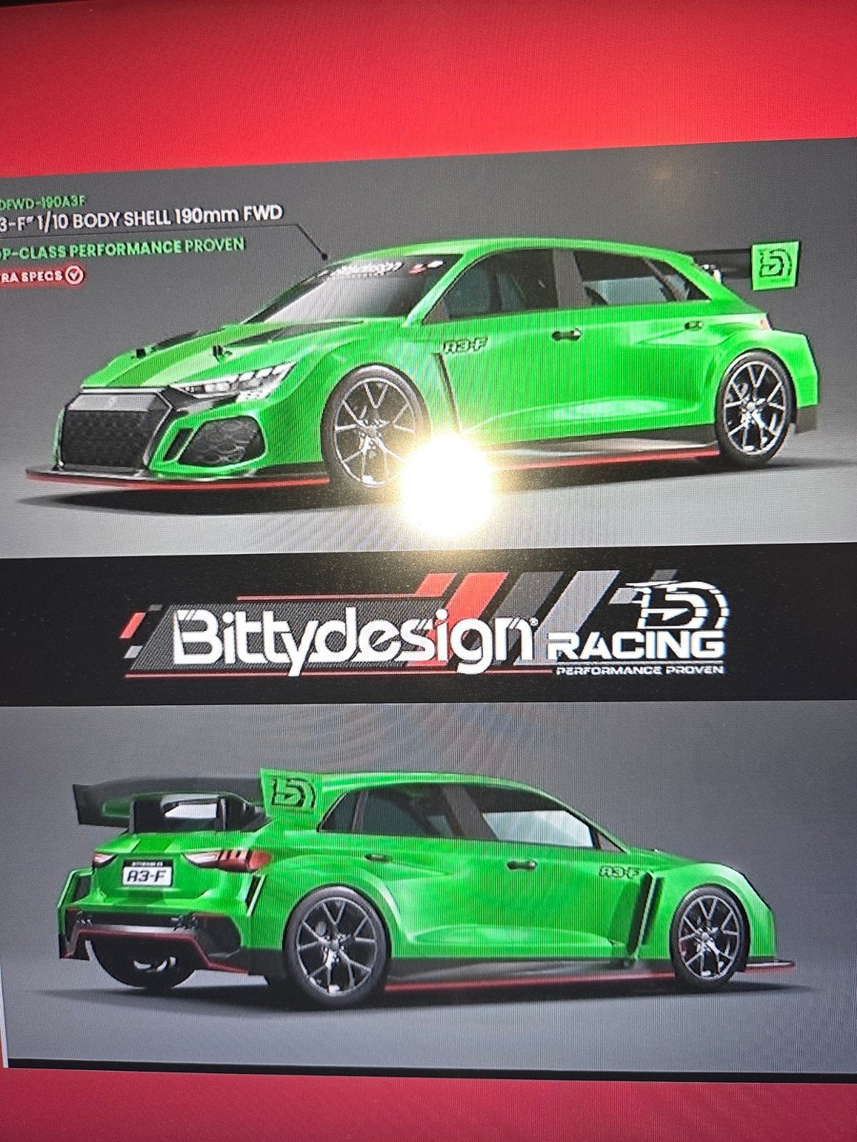 carrosserie   A3 1/10 piste, Hobby & Loisirs créatifs, Enlèvement ou Envoi