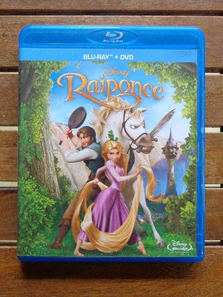 )))  Bluray et DVD Raiponce  //  Disney  (((, Cd's en Dvd's, Blu-ray, Zo goed als nieuw, Tekenfilms en Animatie, Ophalen of Verzenden