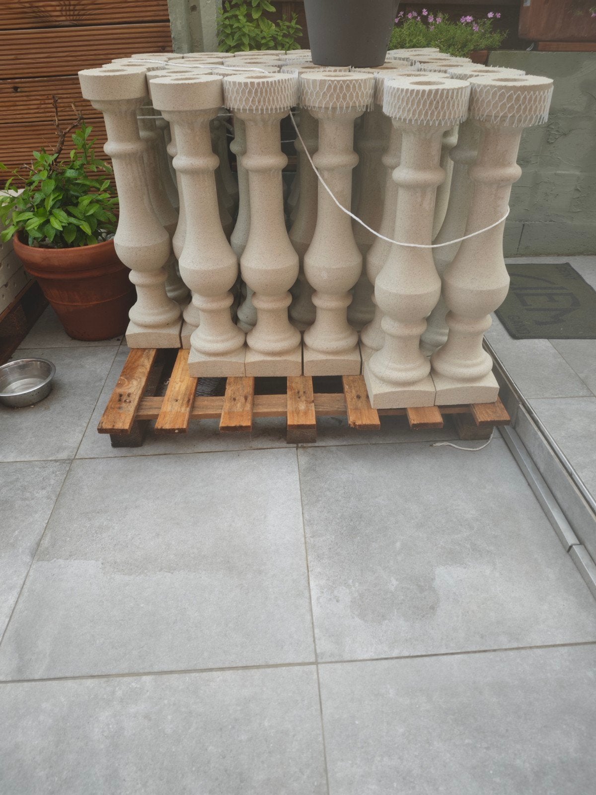 Balustrade, Ophalen