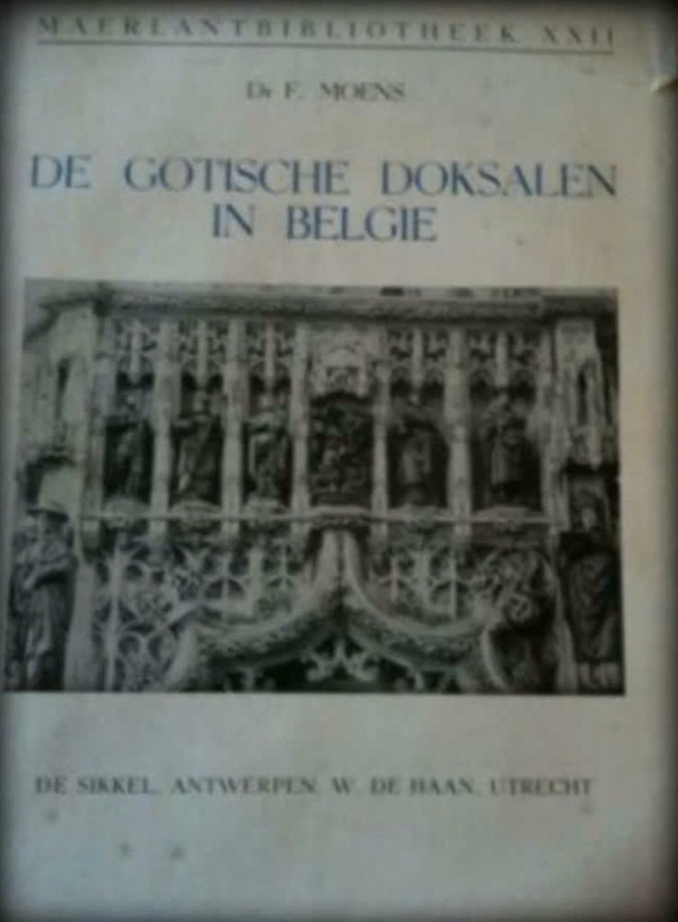 De gotische doksalen in België, Dr.F.Moens, Livres, Art & Culture | Architecture, Enlèvement ou Envoi