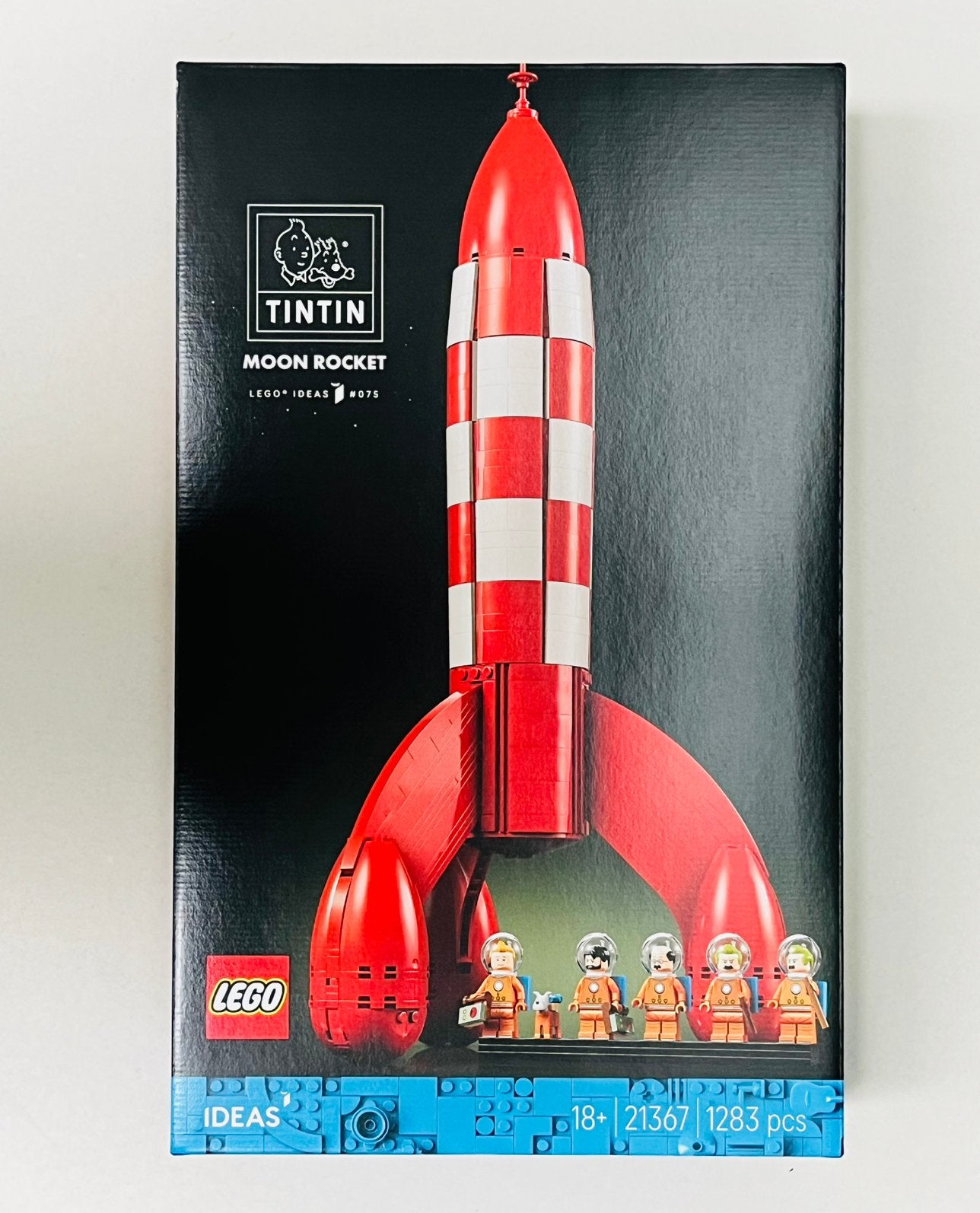 LEGO Ideas 21367 – Tintin Maanraket - Sealed in perfect box, Neuf, Enlèvement ou Envoi, Lego, Ensemble complet