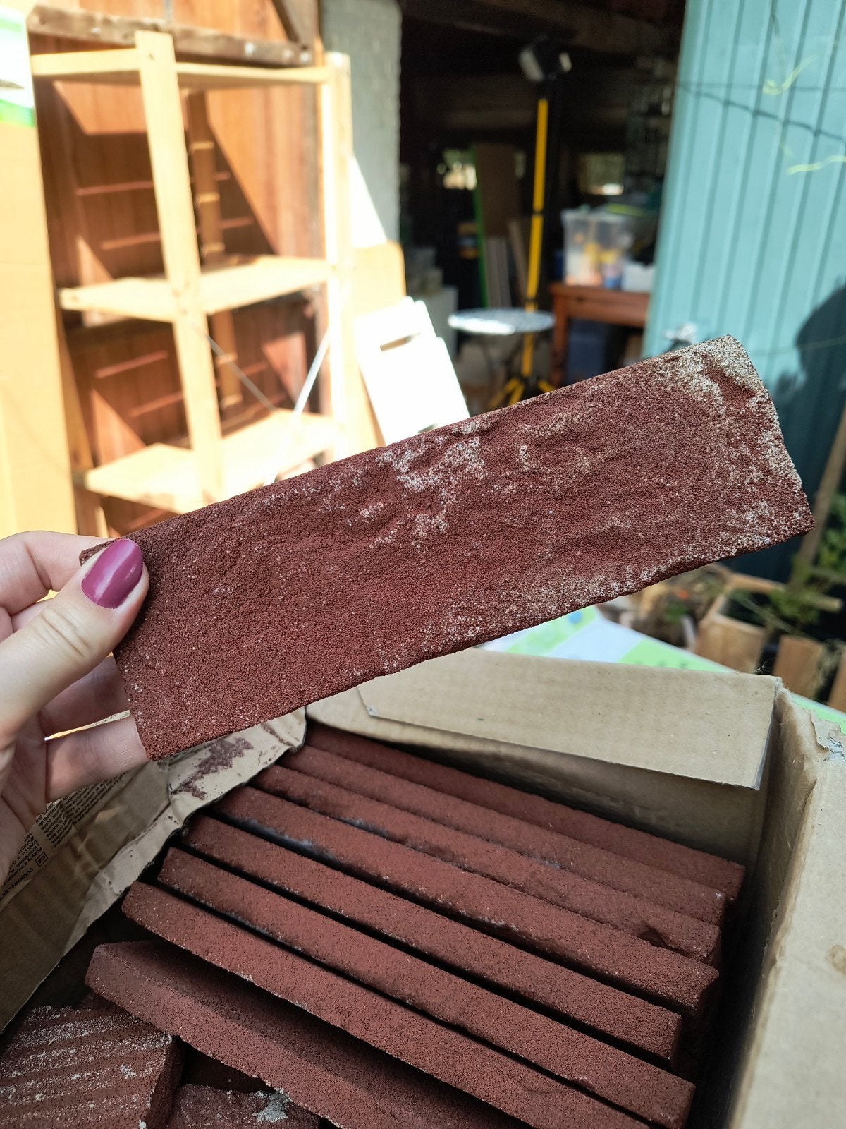 steenstrips, Doe-het-zelf en Bouw, Metselstenen, Ophalen, Nieuw, Bakstenen