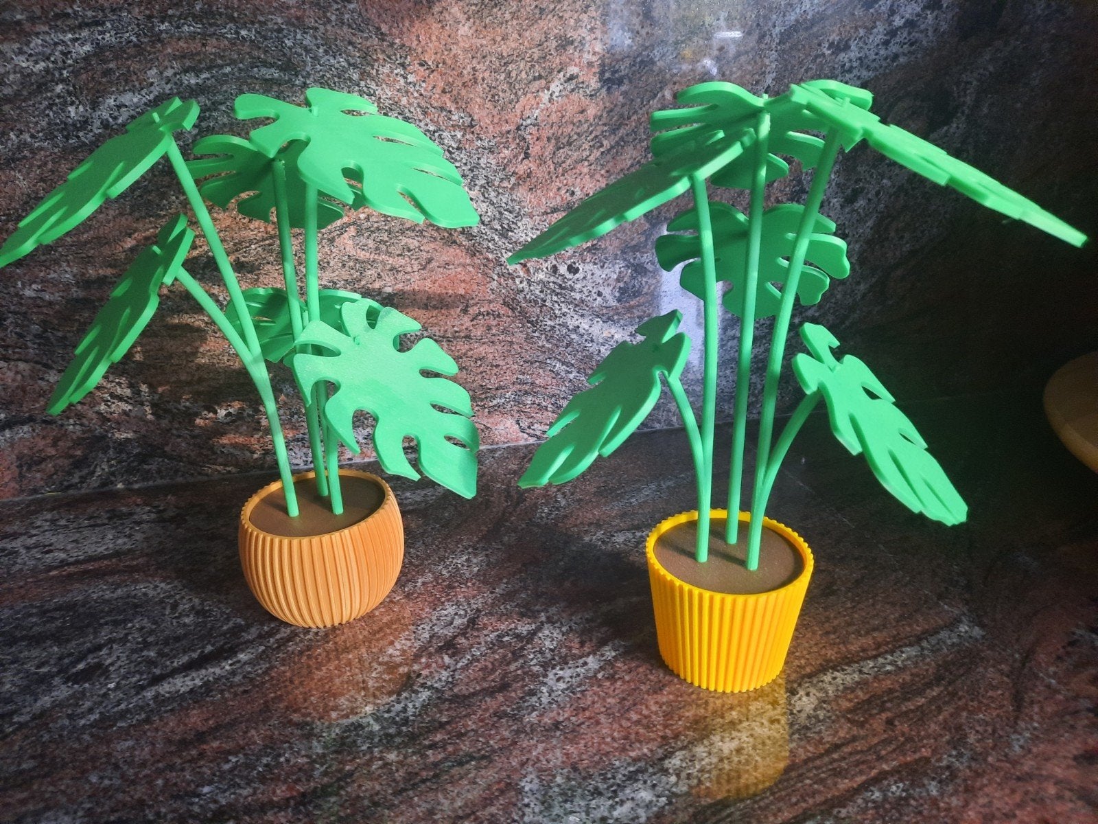 Plante imprimée en 3D avec sous-verres amovibles, Maison & Meubles, Enlèvement ou Envoi, Neuf
