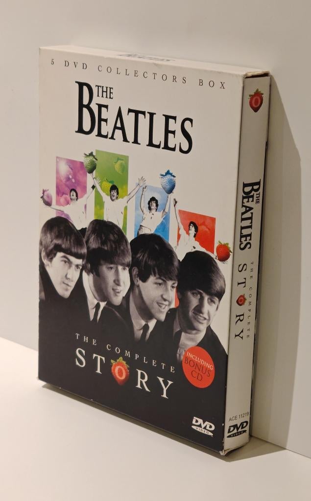 The Beatles Complete Story 5‑DVD Collectors Box + Bonus CD, Alle leeftijden, Ophalen of Verzenden, Zo goed als nieuw