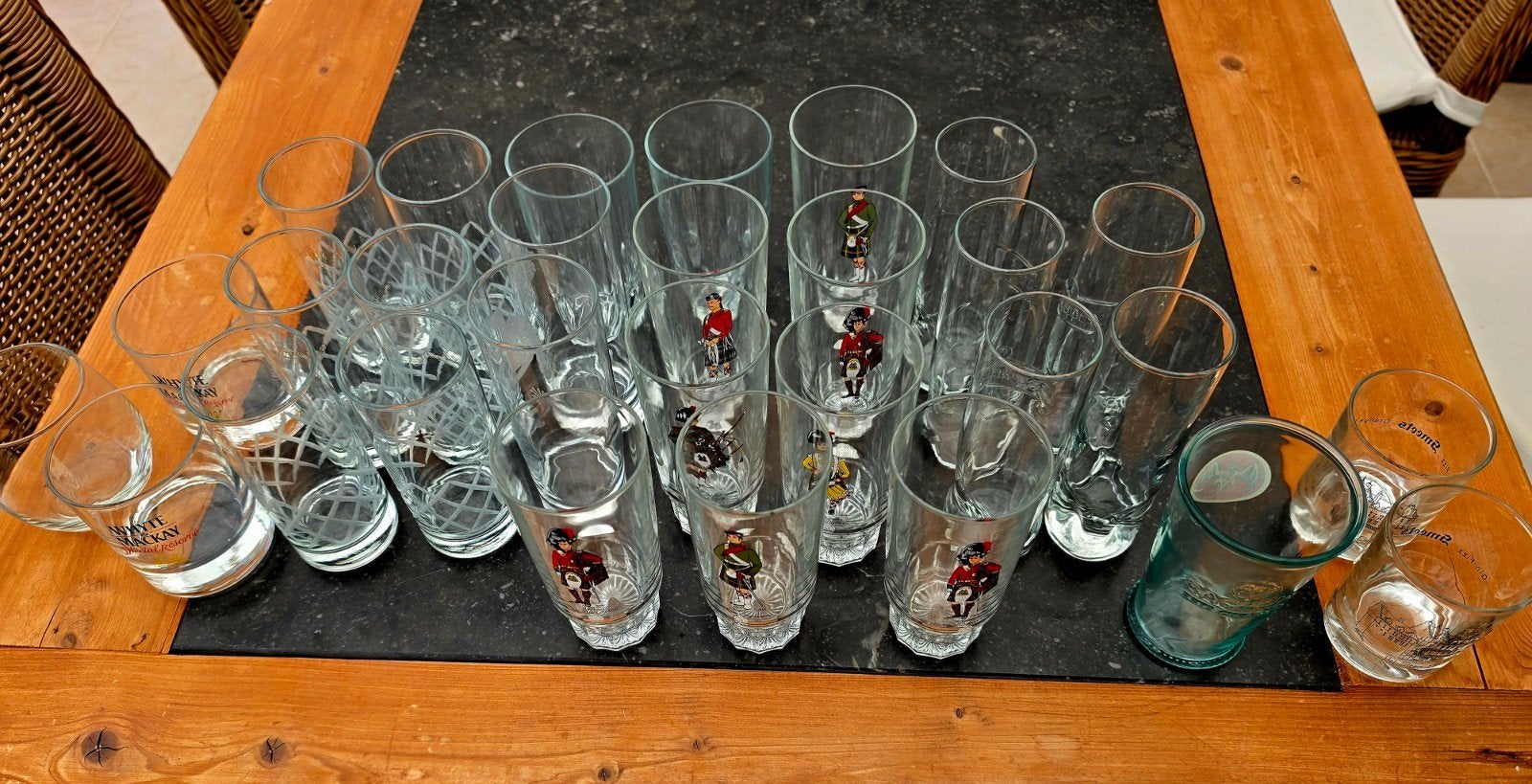 Verres à cocktail et à whisky variés, Enlèvement, Comme neuf