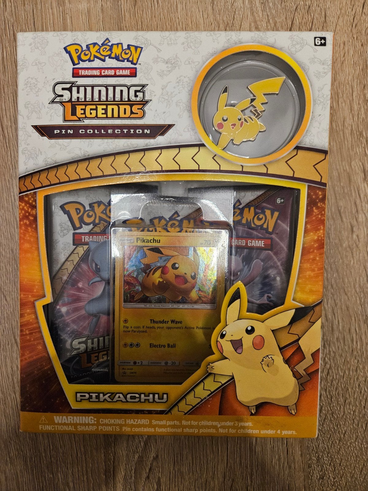 Shining Legends Pokémon sealed Pikachu pin collection, Ophalen of Verzenden
