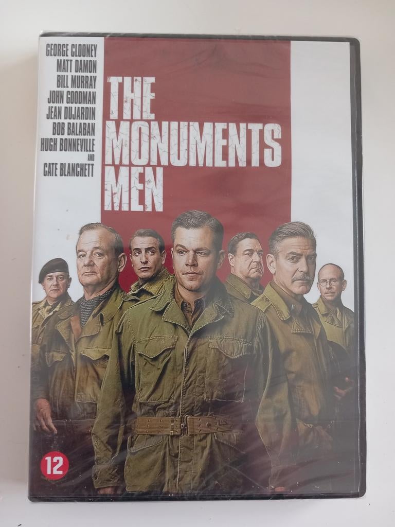 Dvd The monuments Men (Oorlogsfilm) NIEUW, Ophalen of Verzenden, Nieuw in verpakking, Oorlog