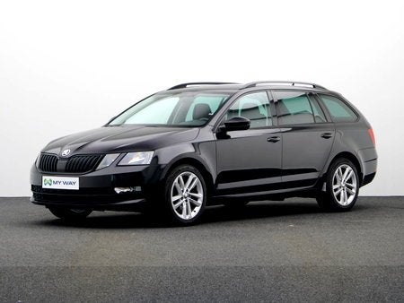 Skoda Octavia Combi 1.0 TSI 115 PK BENZINE, Auto's, 110 g/km, Zwart, Octavia, Parkeersensor