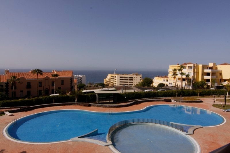 Tenerife:mooi 1slpk-app, zeezicht in Golf del Sur, Canarische Eilanden, Dorp, Afwasmachine, 3 personen