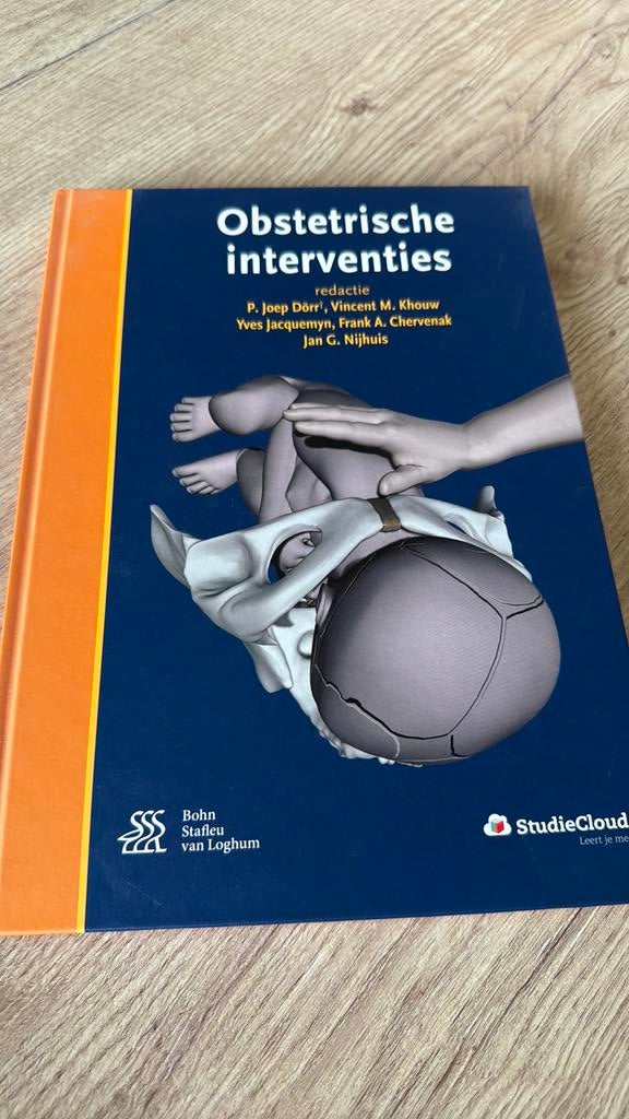 Boek obstretrische interventies, Ophalen of Verzenden, Zo goed als nieuw