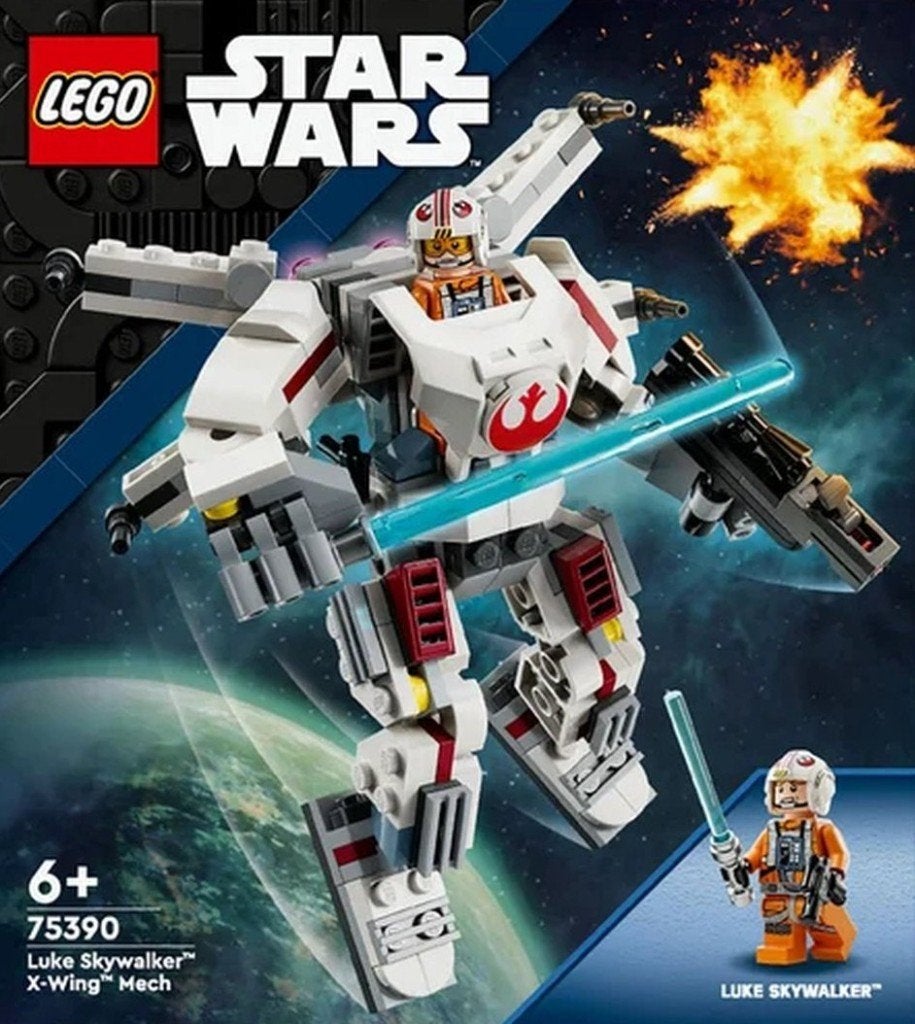 LEGO 75390 Luke Skywalker X-wing mecha - NIEUW & SEALED, Inclusief accessoires, Star Wars, Lego, Nieuw