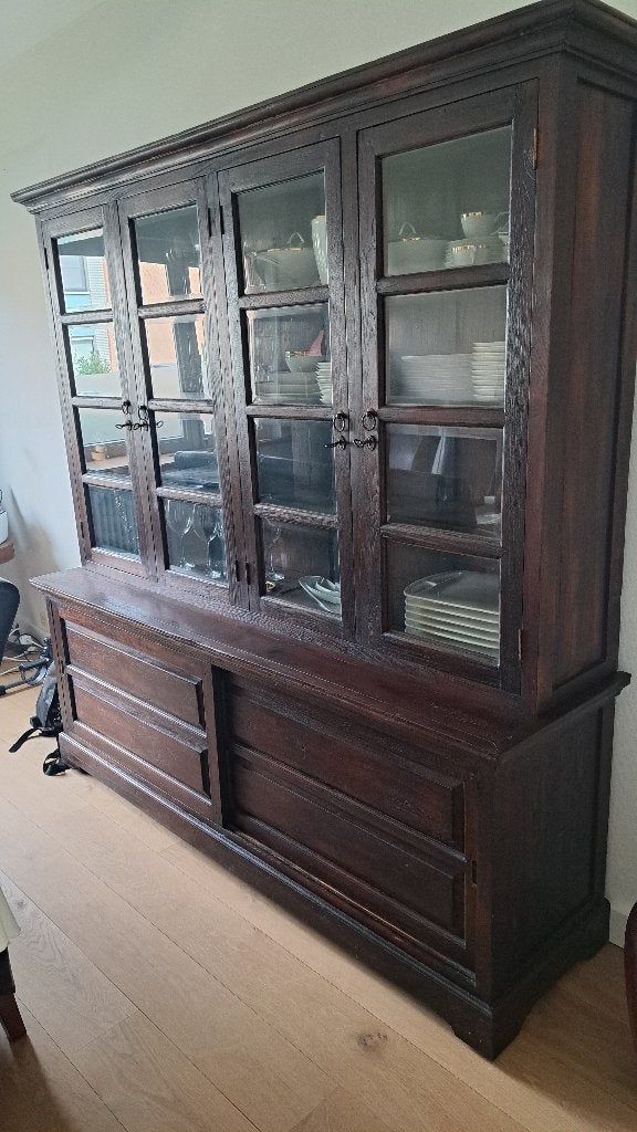 Buffet en 2 partie, Avec porte(s), 200 cm ou plus, Enlèvement, Utilisé