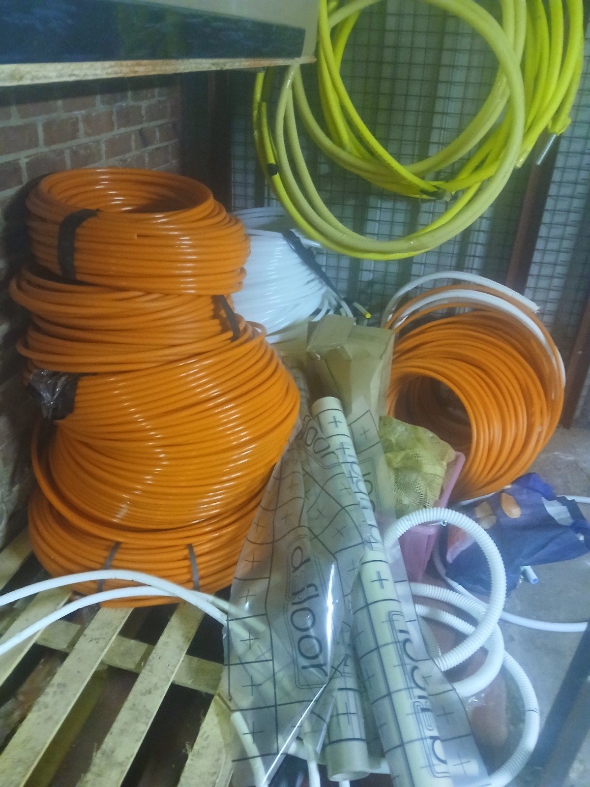 pvc darmen en 4 rol isolatie, Ophalen